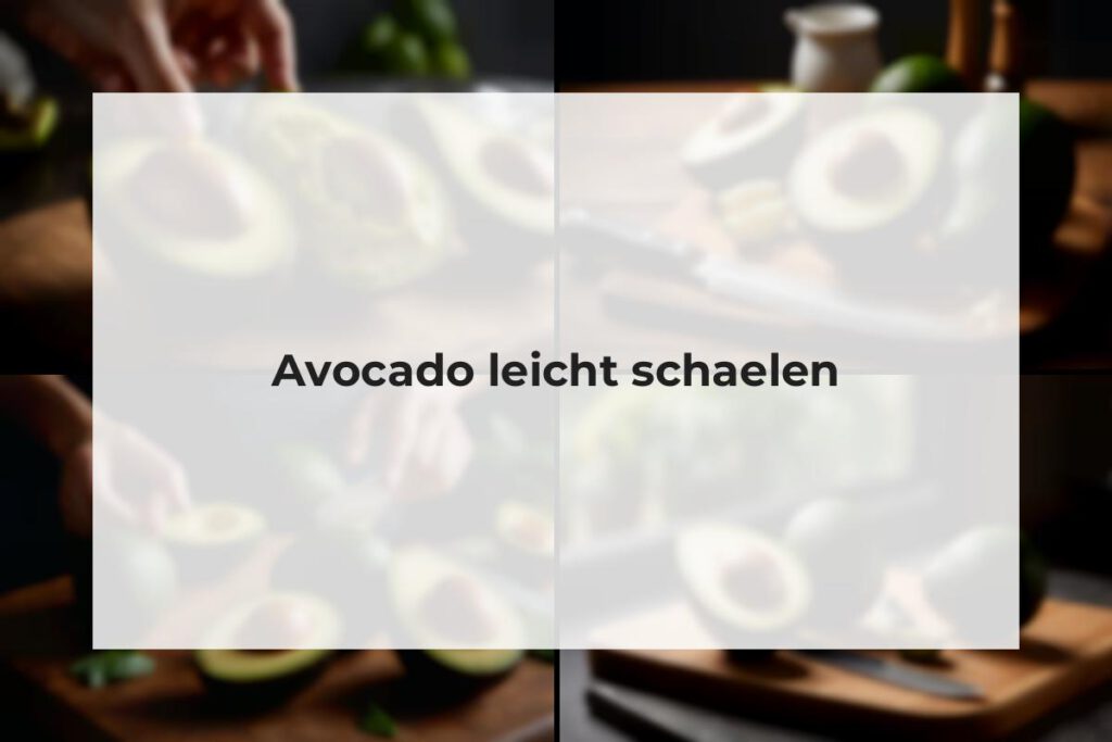 avocado leicht schaelen